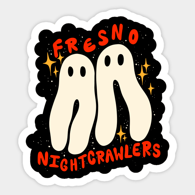 Fresno Nightcrawlers Sticker by ghoulshack